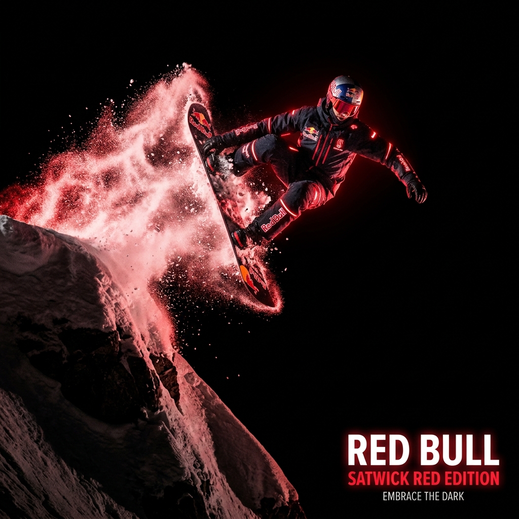 Red Bull Snowboard campaign